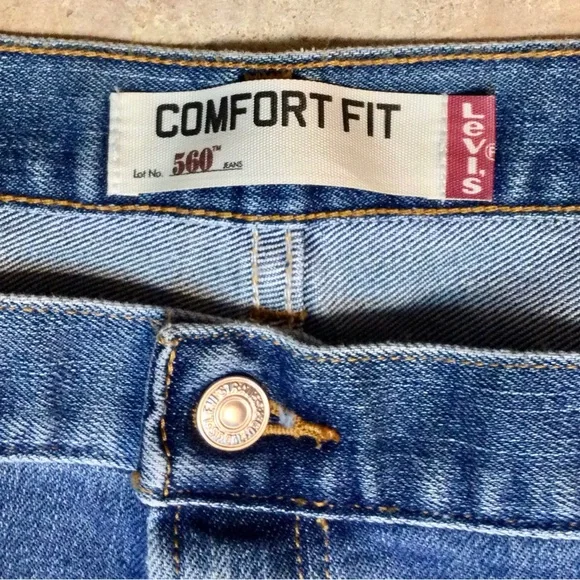 Levi's 560 Comfort 60x30 Big & Tall Loose Fit Denim Jeans - Men's - New! - Picture 8 of 9